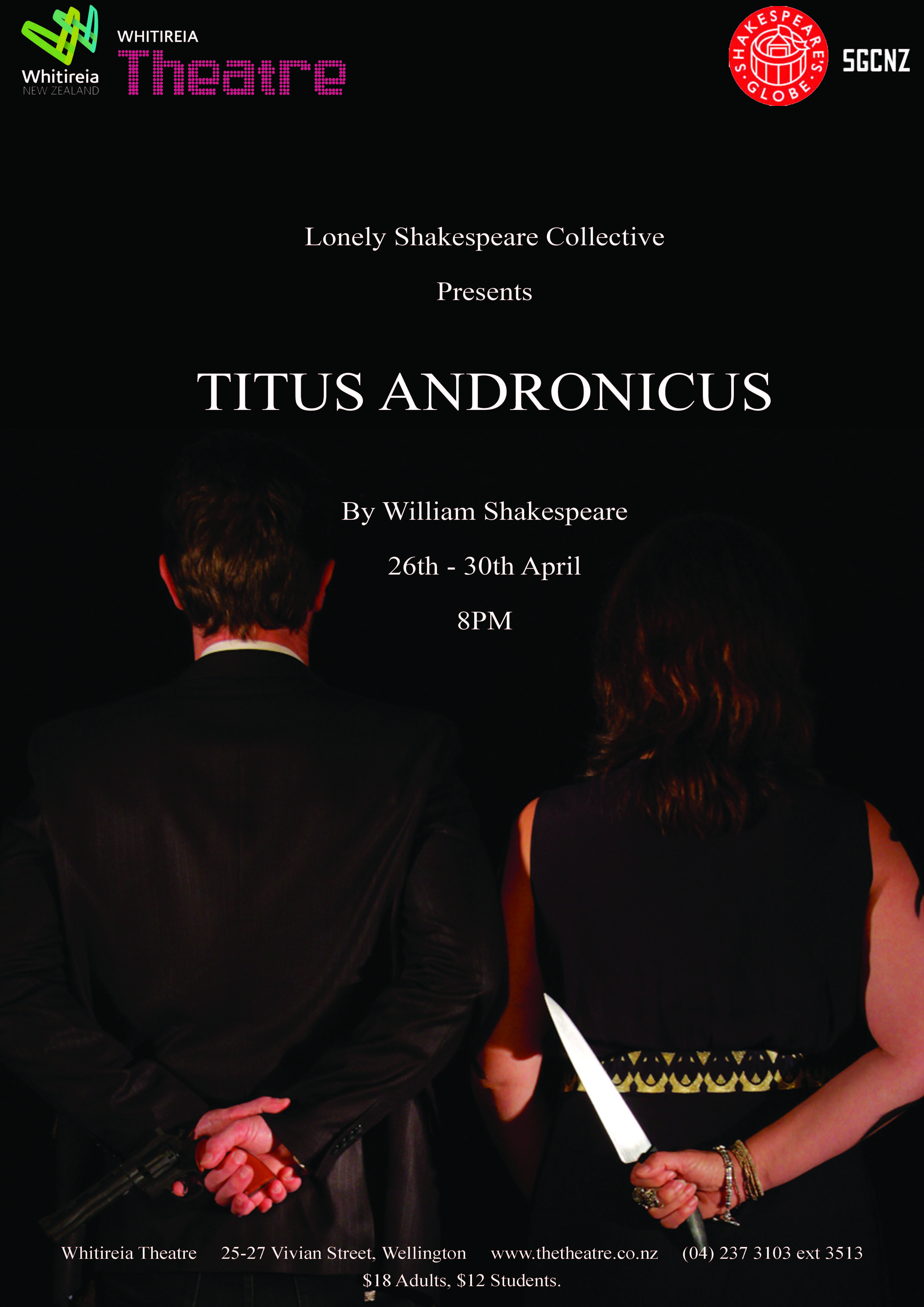 Titus Andronicus poster April2016