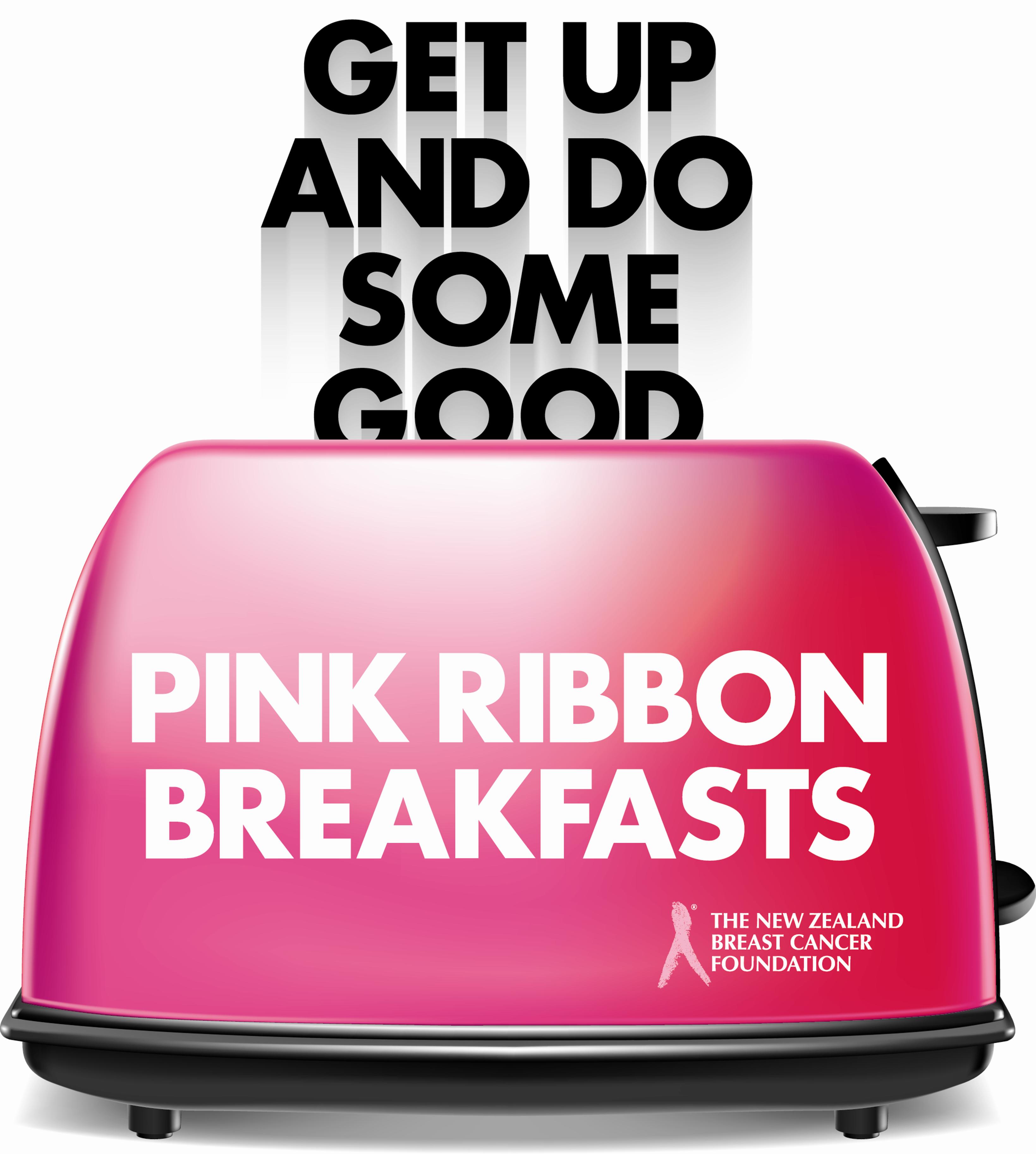 Pink Ribbon Breakfast toaster image