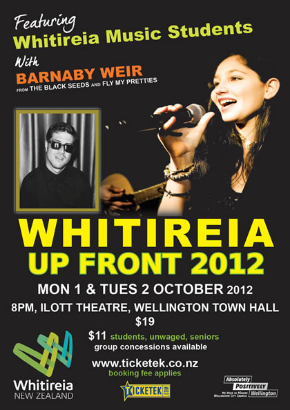Up Front: Music students gig with Barnaby Weir