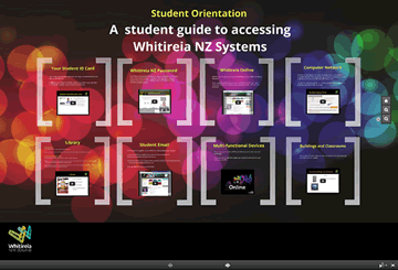 Screenshot > A student guide to accessing Whitireia NZ Systems